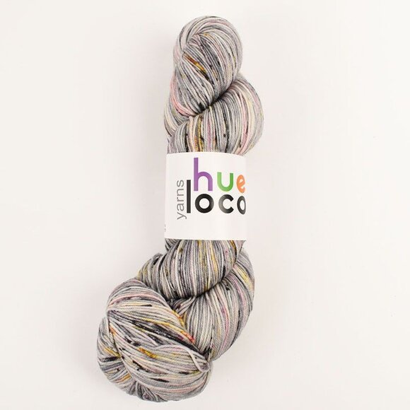 Hue Loco Phyllis Sock Yarn Merino Nylon Fingering Weight 463yds Pink Peppercorn - Picture 1 of 3